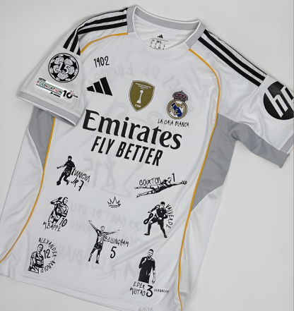 Unisex 26/27 Royal Madrid special pattern print T-shirt