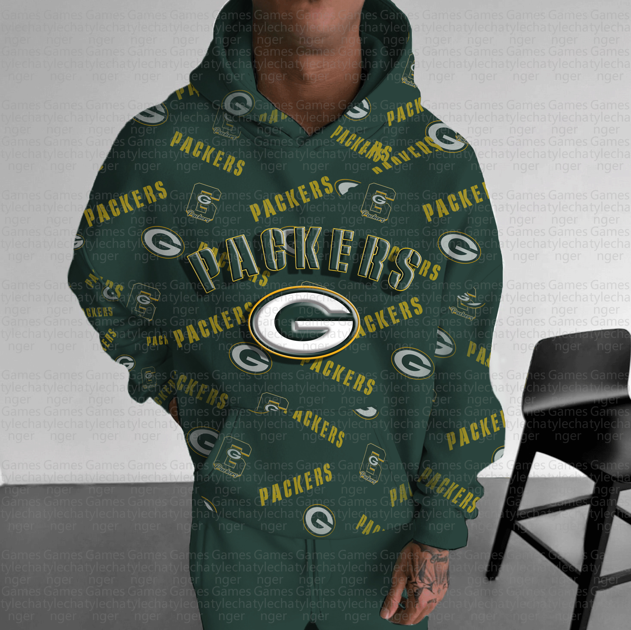 Unisex "Philadelphia Eagles" Graphic Streetwear Vintage Plush Hoodie