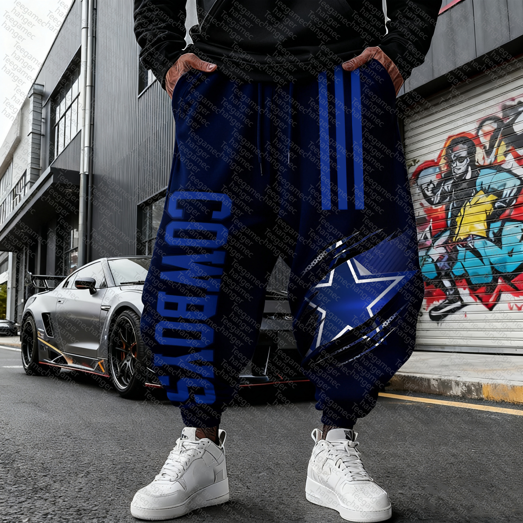 Unisex Casual Anime Streetwear Pants