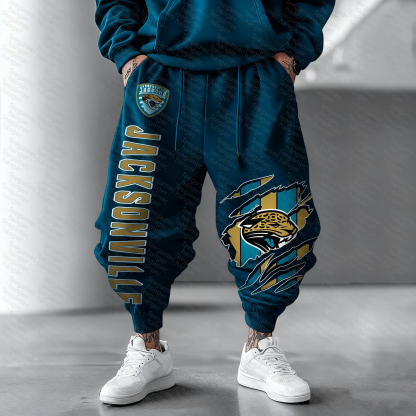 Unisex  Casual  Streetwear Pants "Jacksonville Jaguars"