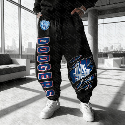 Unisex "Los Angeles Dodgers" Casual  Streetwear  Plush Pants