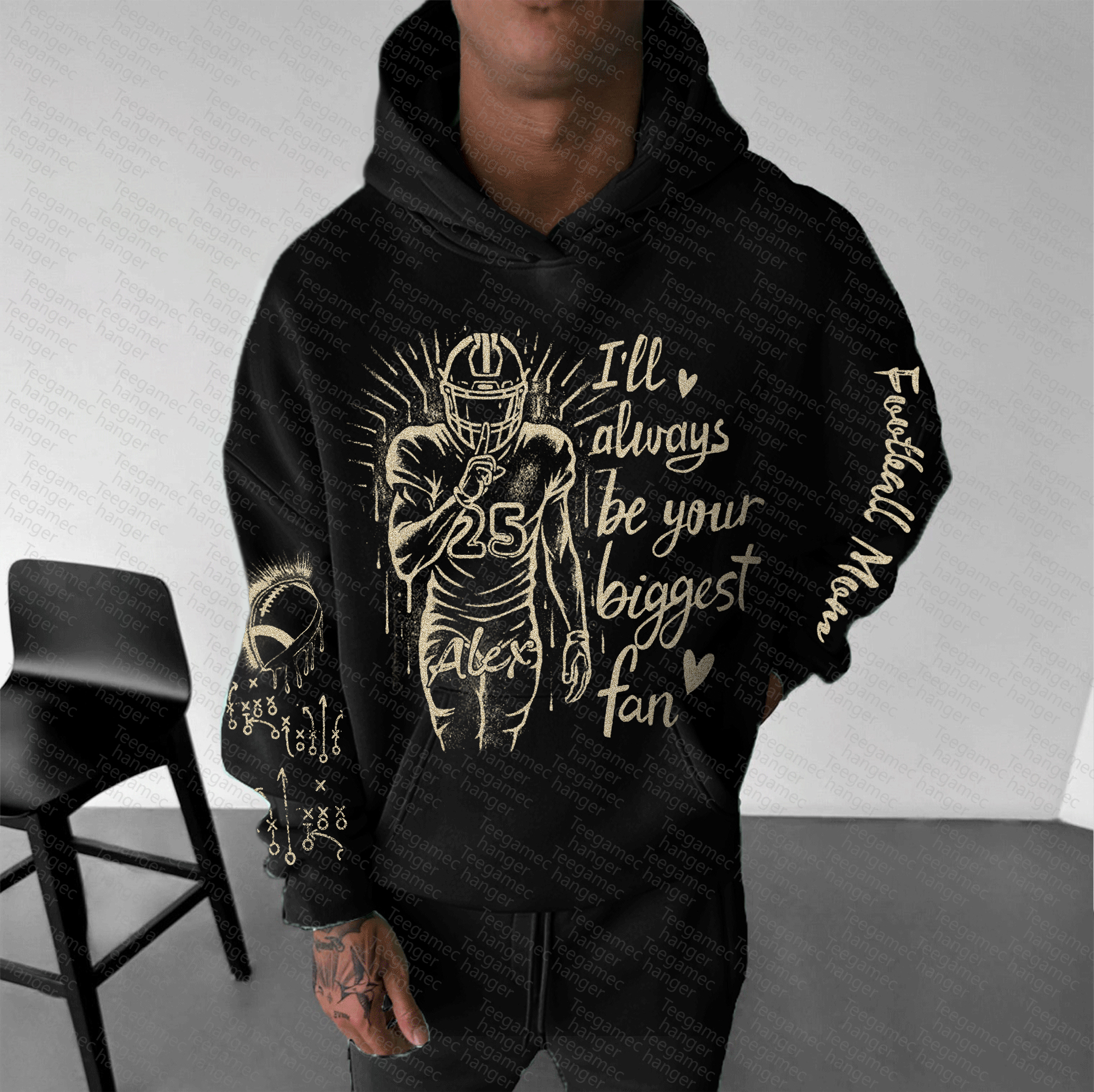 Unisex Graphic Streetwear Vintage Plush Hoodie