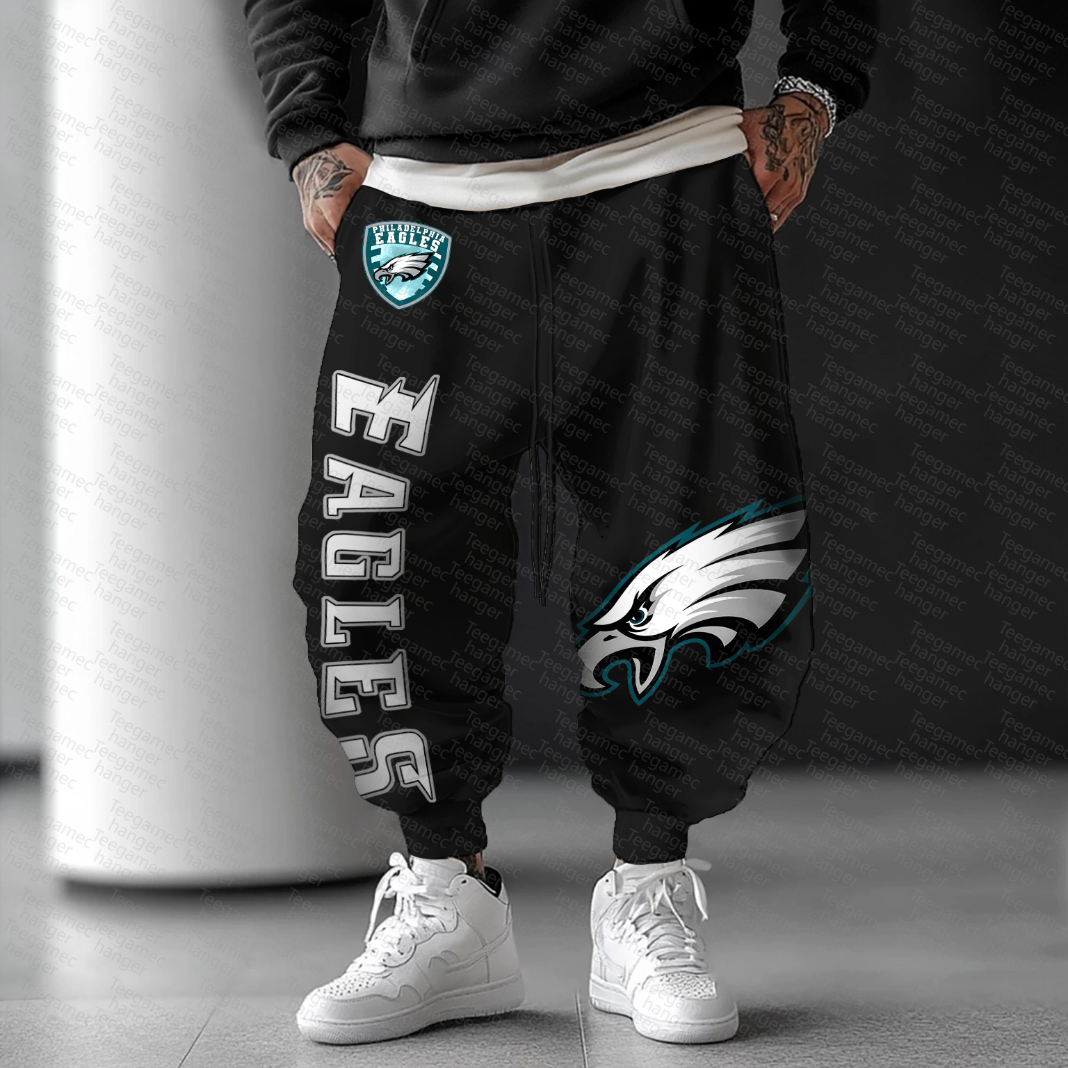 Unisex  Casual  Streetwear Pants