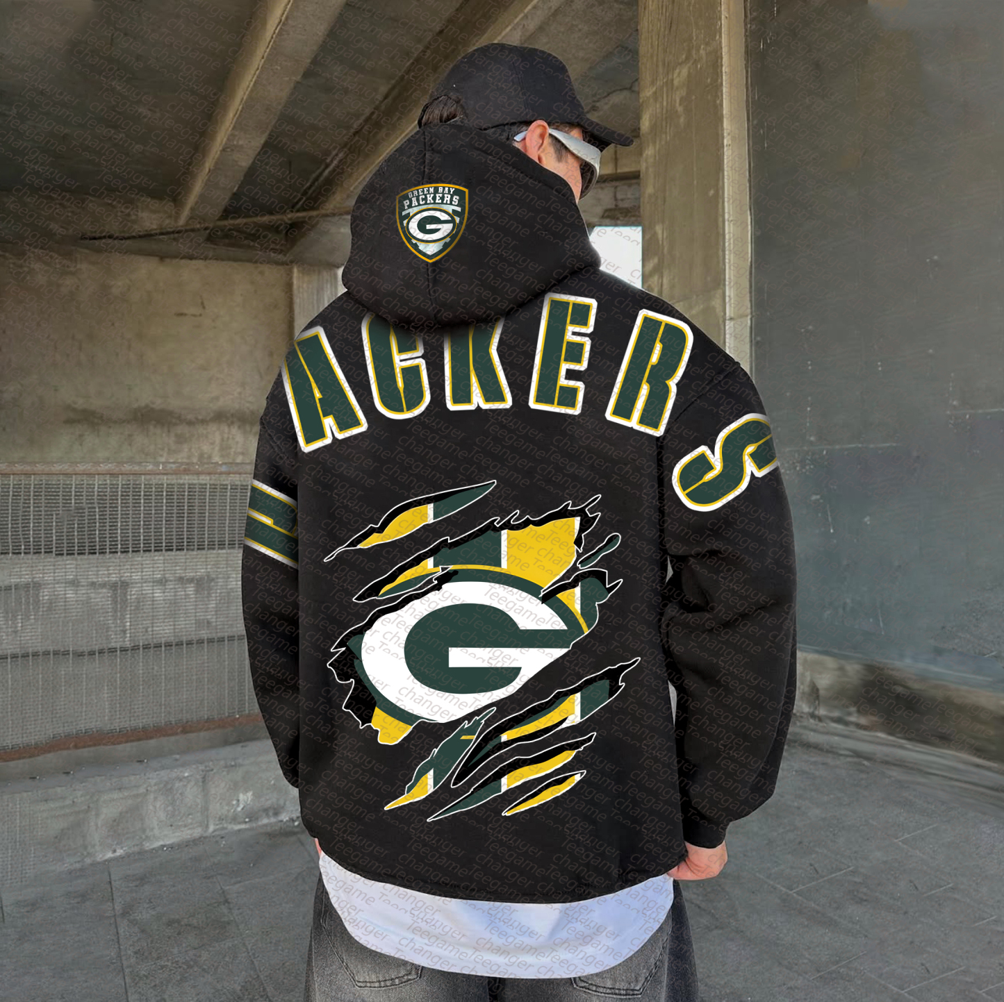 Unisex "NFL" Graphic Streetwear Vintage Plush Hoodie