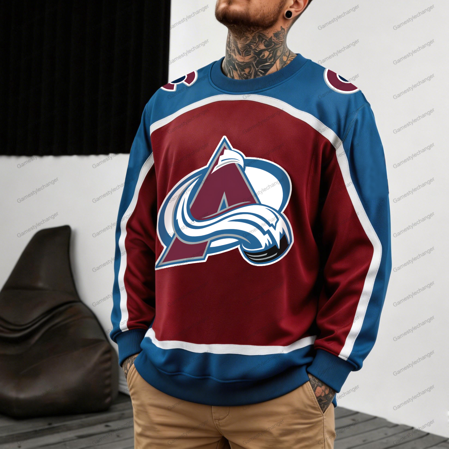 Unisex “Colorado Avalanche ” Crew Neck Sweatshirt