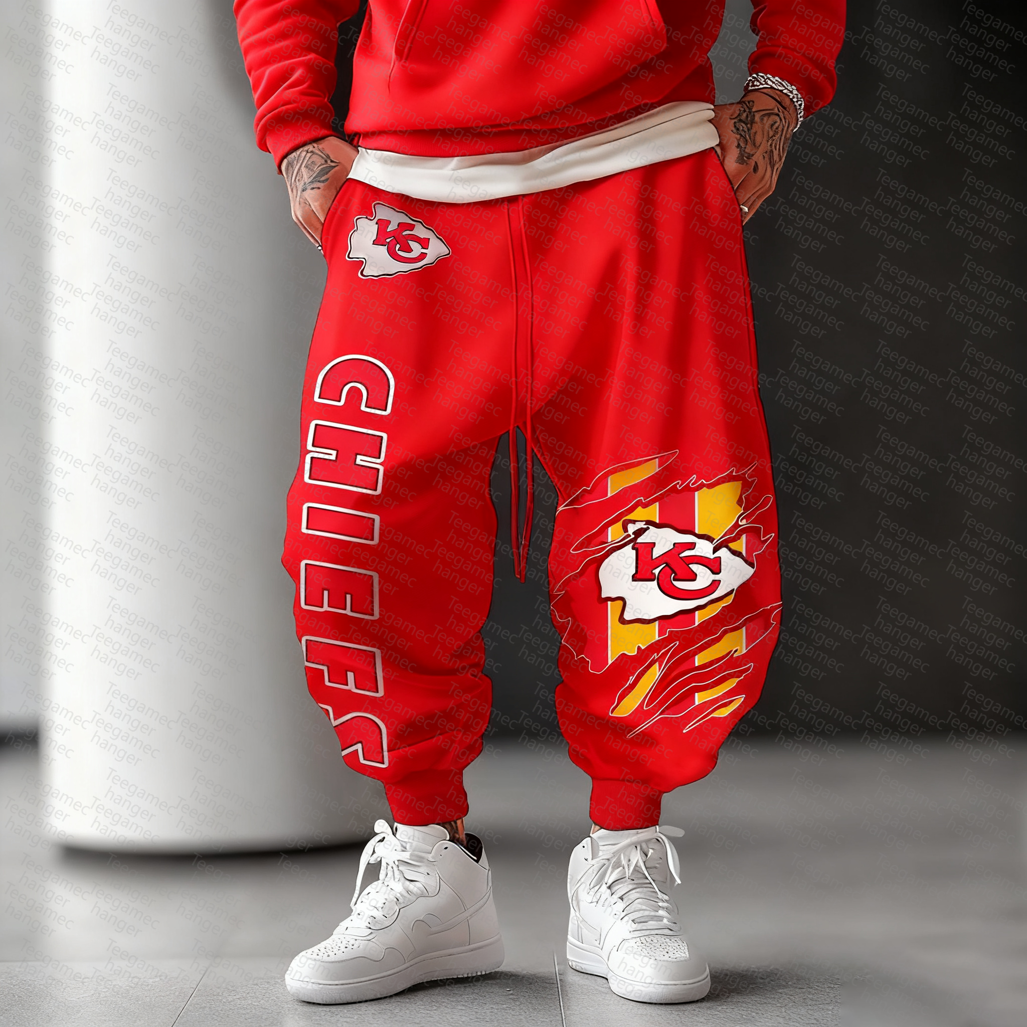 Unisex  Casual  Streetwear Pants