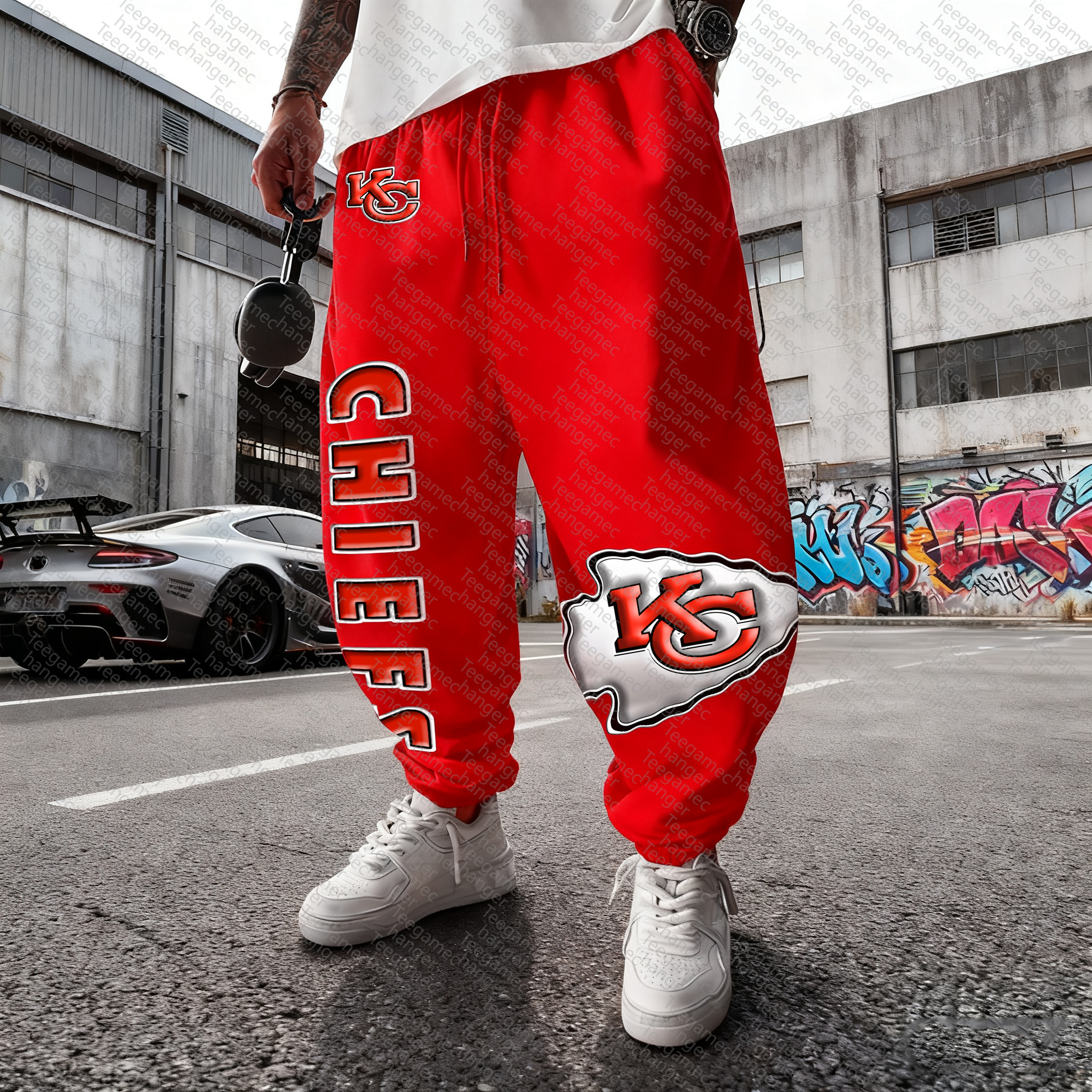 Unisex "Kansas City Chiefs" Casual  Streetwear  Plush Pants