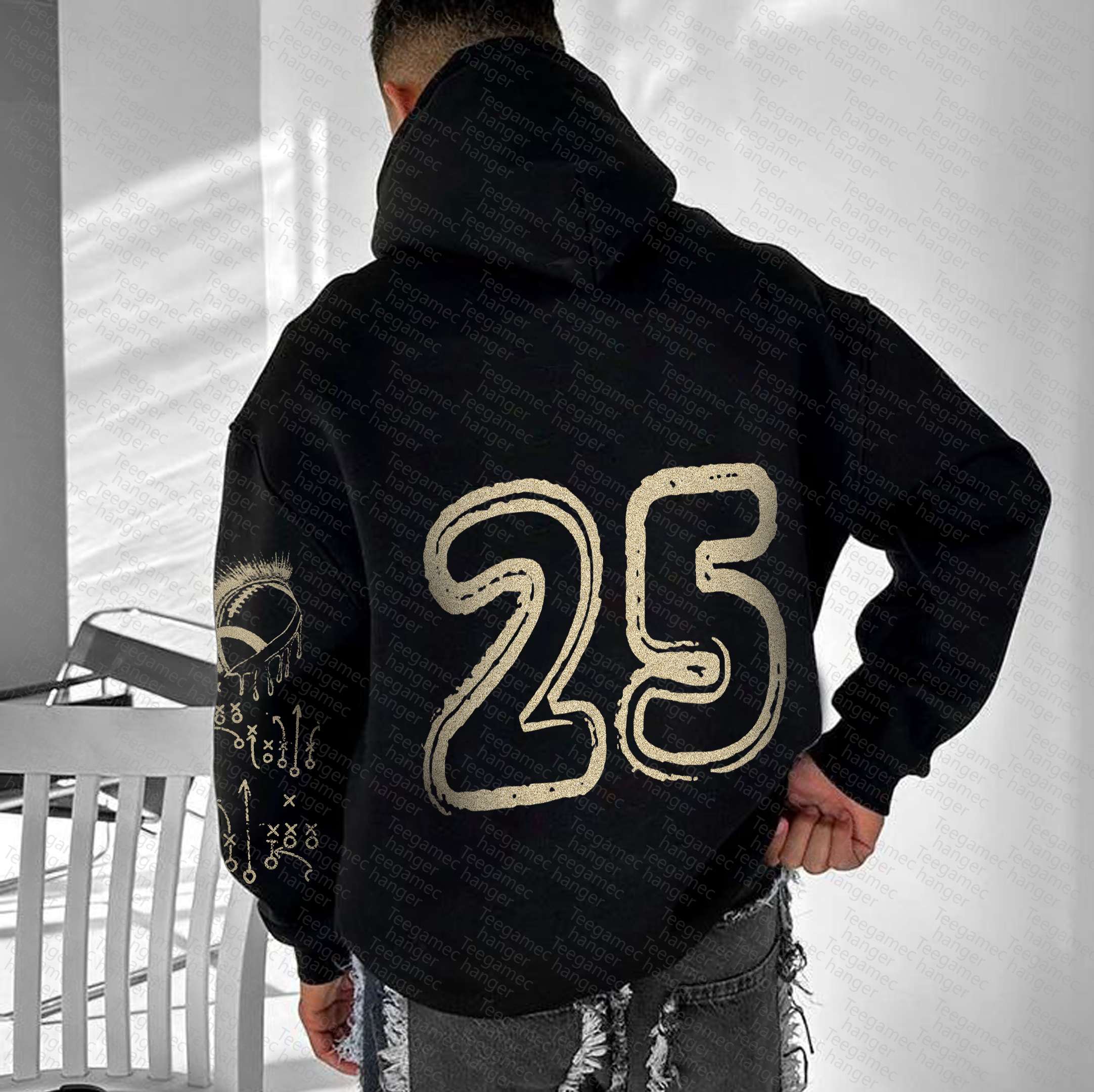 Unisex Graphic Streetwear Vintage Plush Hoodie