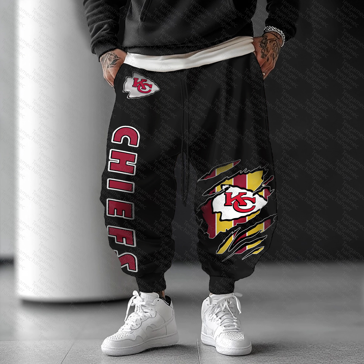 Unisex  Casual  Streetwear Pants