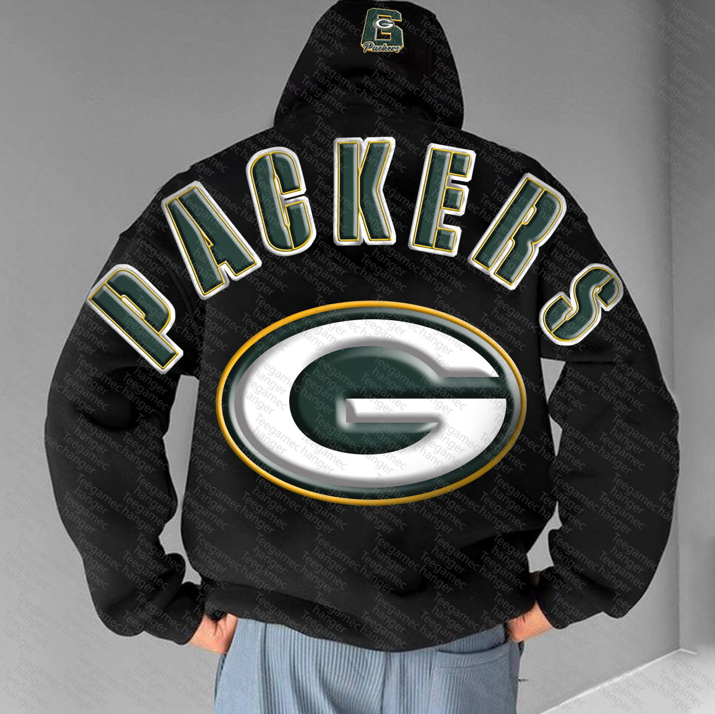 Unisex "NFL" Graphic Streetwear Vintage Plush Hoodie