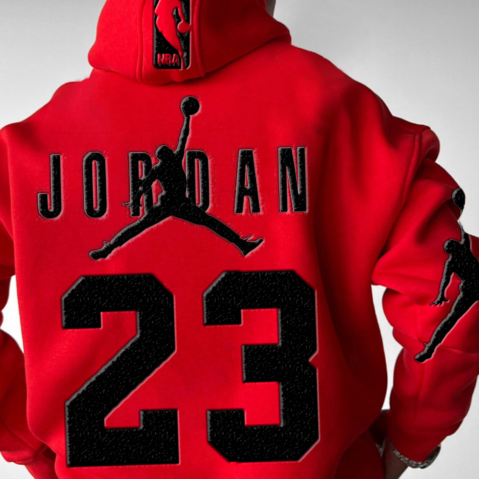 Unisex Basketball Game Stars Sports Fitness Printed Casual Autumn And Winter Oversized Hoodies