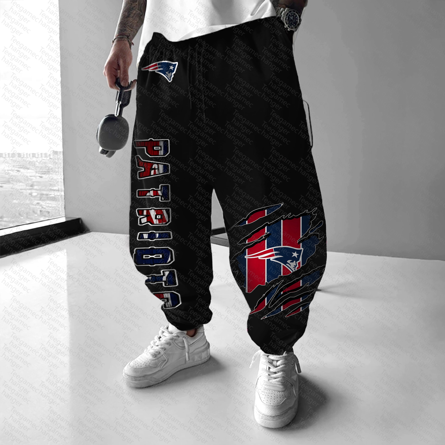 Unisex  Casual  Streetwear Pants