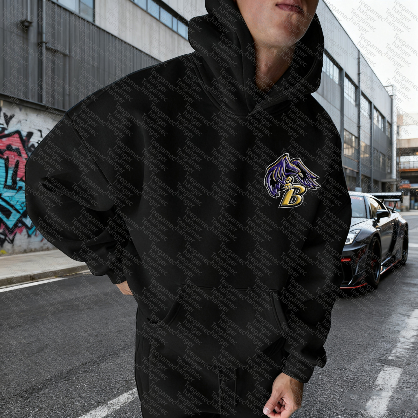 Unisex "Kansas City Chiefs" Graphic Streetwear Vintage Plush Hoodie