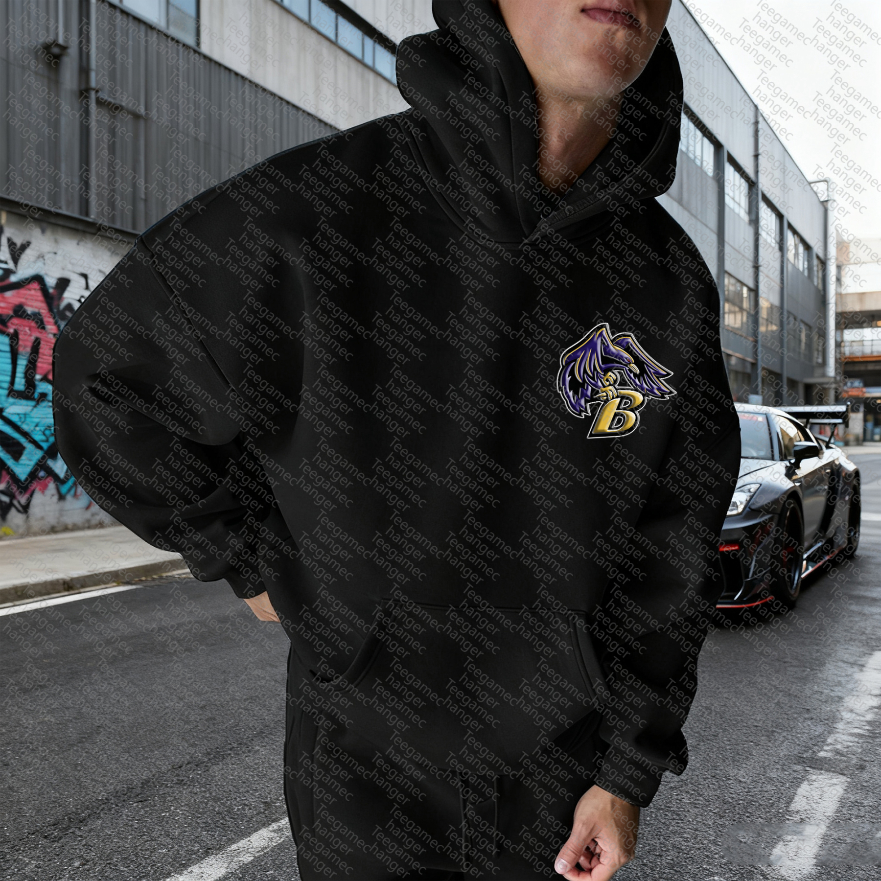 Unisex "Kansas City Chiefs" Graphic Streetwear Vintage Plush Hoodie