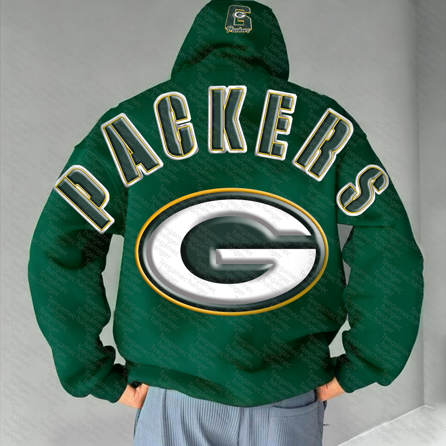 Unisex "NFL" Graphic Streetwear Vintage Plush Hoodie