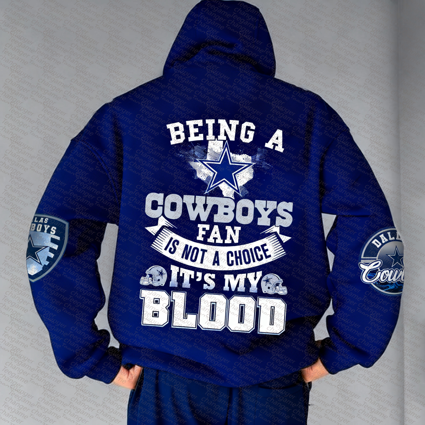 Unisex "NFL" Graphic Streetwear Vintage Plush Hoodie