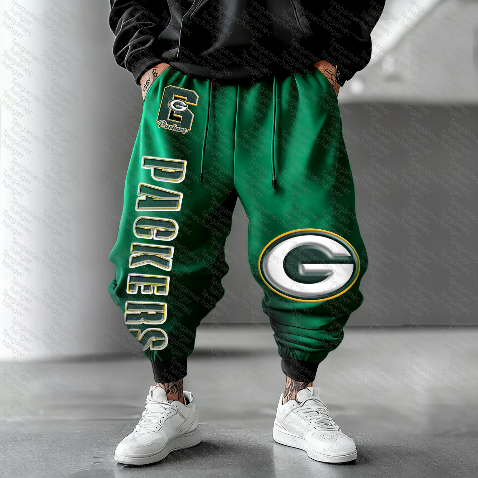 Unisex "Green Bay Packers" Casual  Streetwear  Plush Pants
