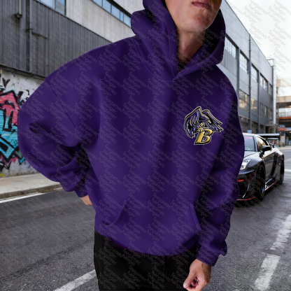 Unisex "Kansas City Chiefs" Graphic Streetwear Vintage Plush Hoodie