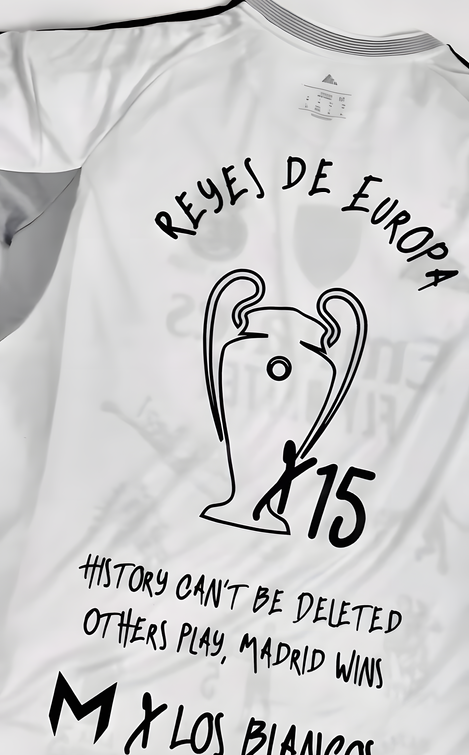 Unisex 26/27 Royal Madrid special pattern print T-shirt