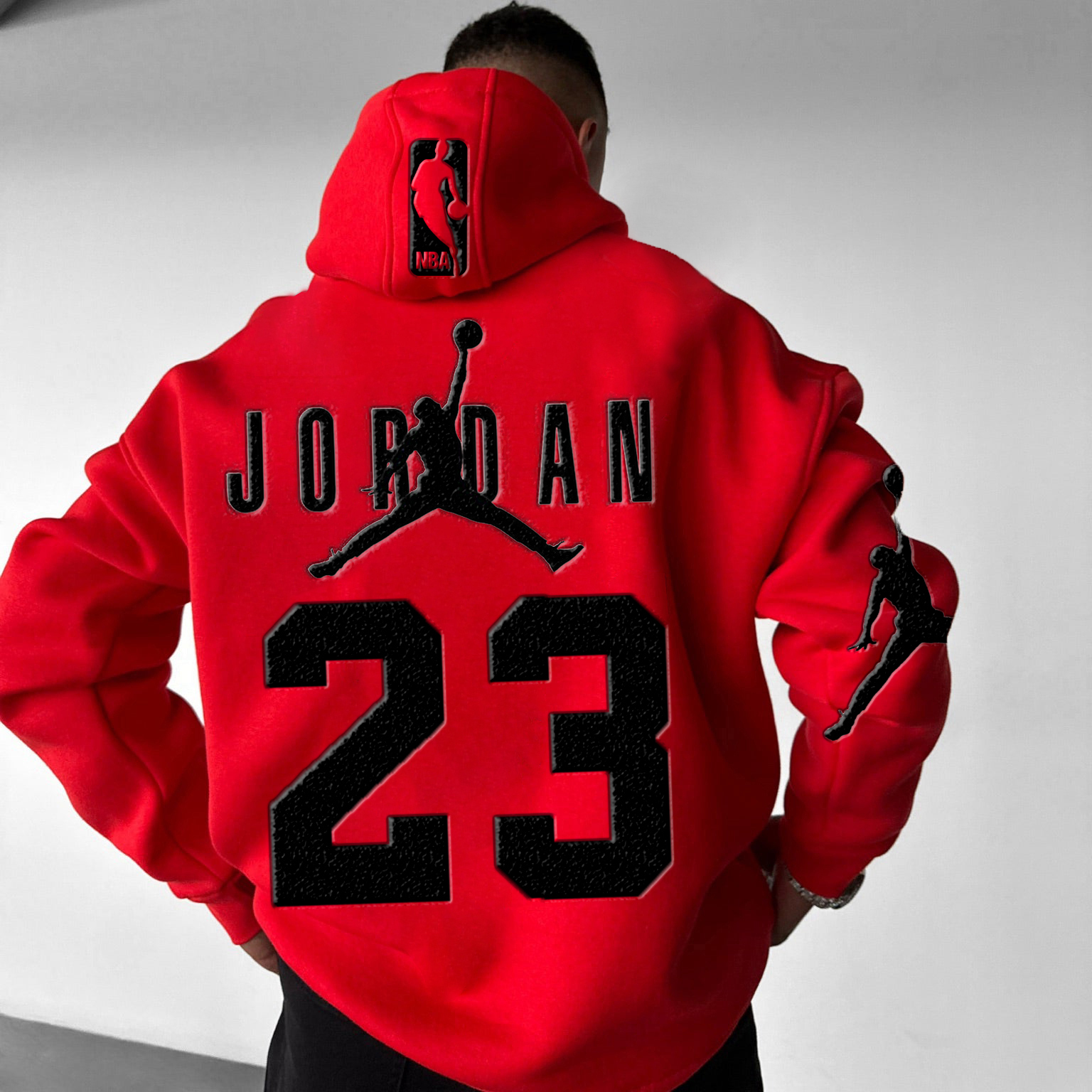 Unisex Basketball Game Stars Sports Fitness Printed Casual Autumn And 