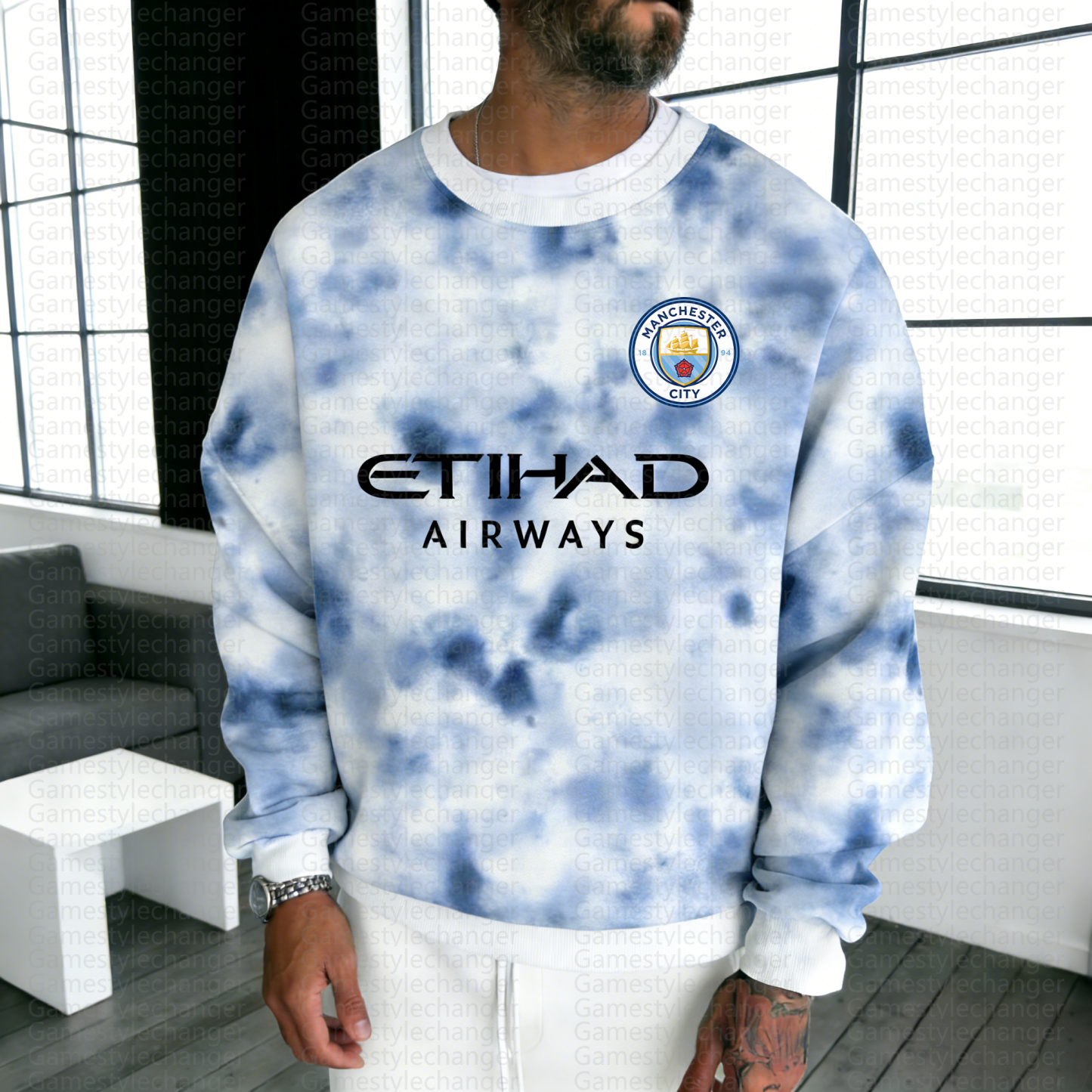 Unisex “Manchester City FC” Crew Neck Sweatshirt