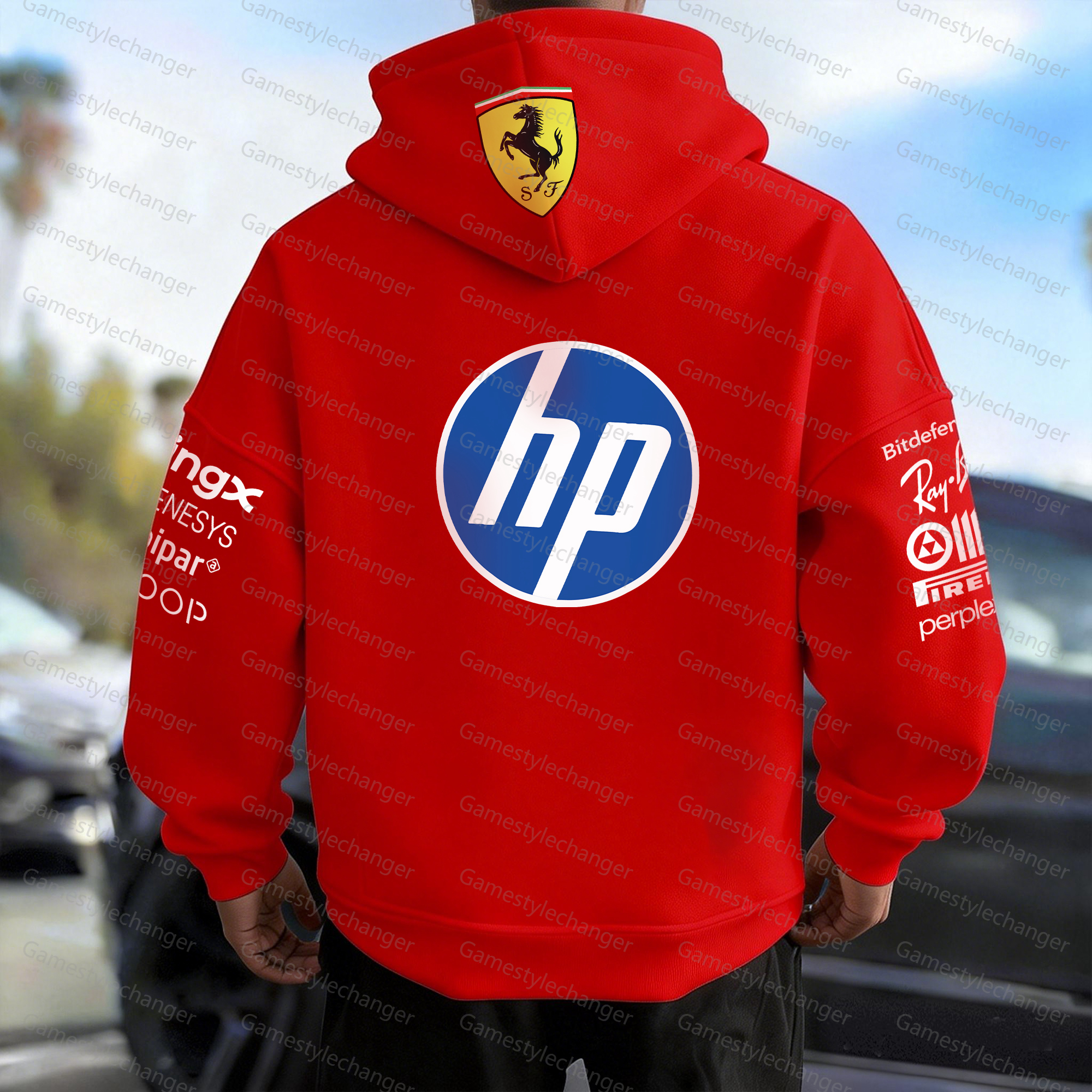 Unisex "F1" Graphic Streetwear Vintage Plush Hoodie