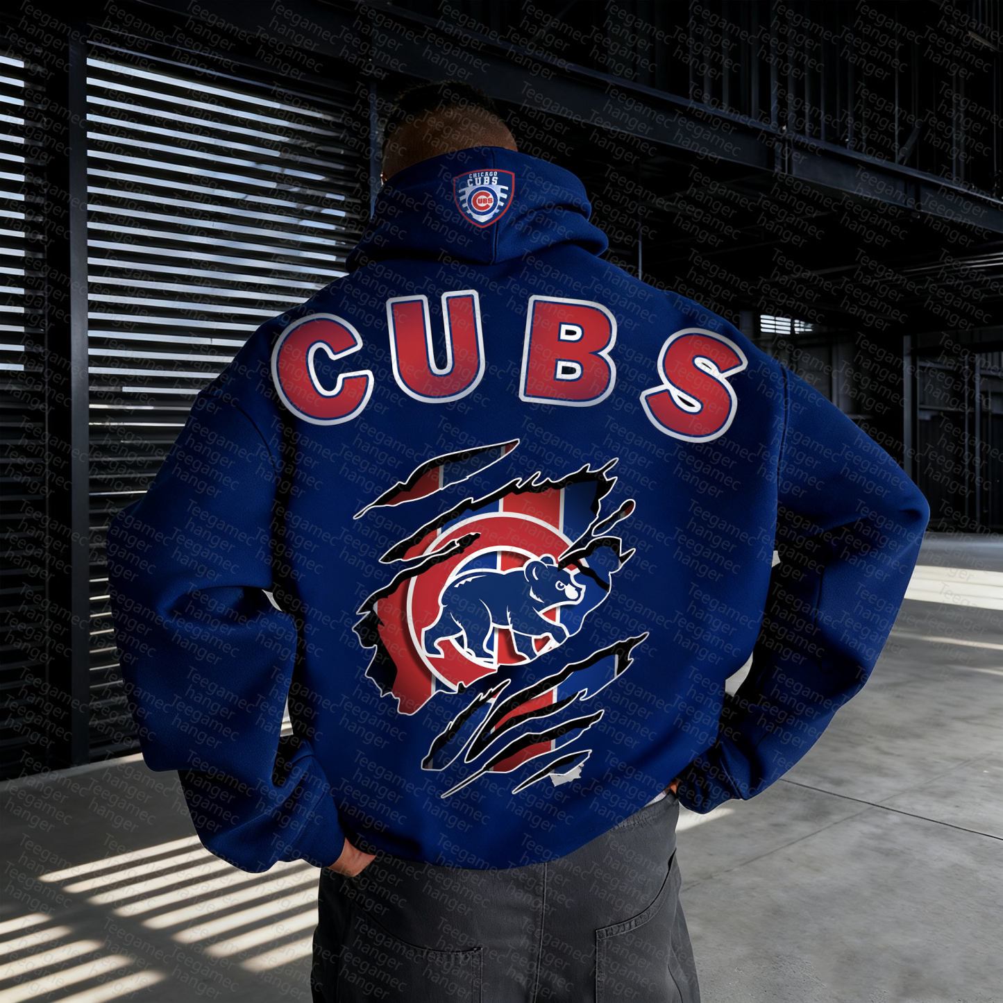 Unisex "MLB" Graphic Streetwear Vintage Plush Hoodie