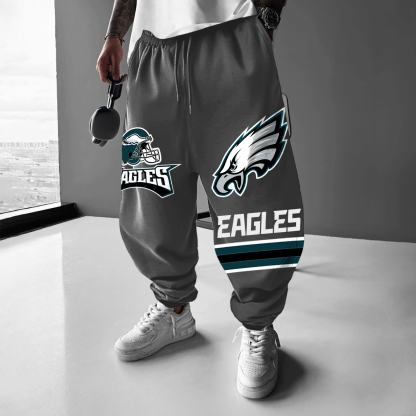 Men's Rugby Team Oversized Harem Pants