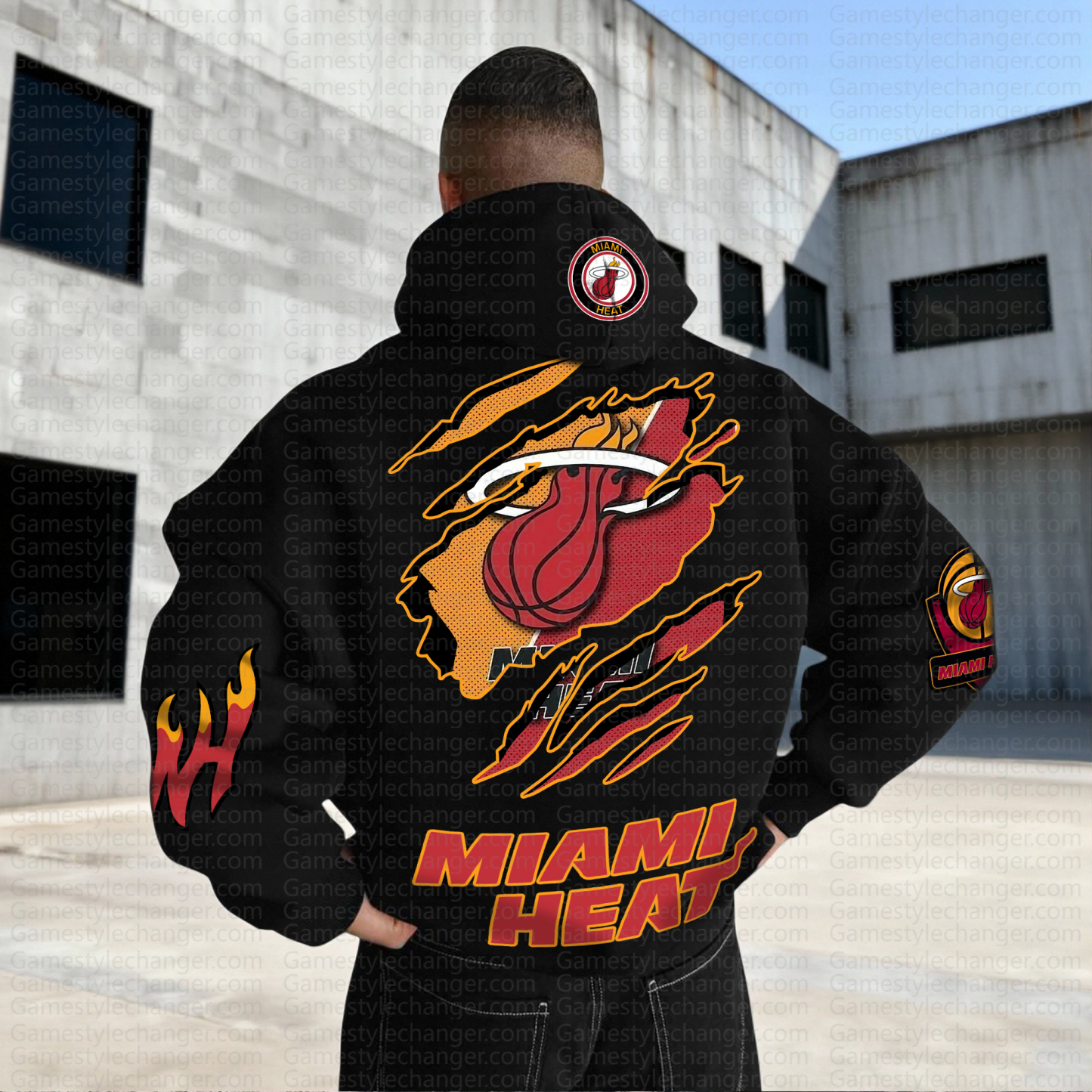 Unisex "NBA" Graphic Streetwear Vintage Plush Hoodie