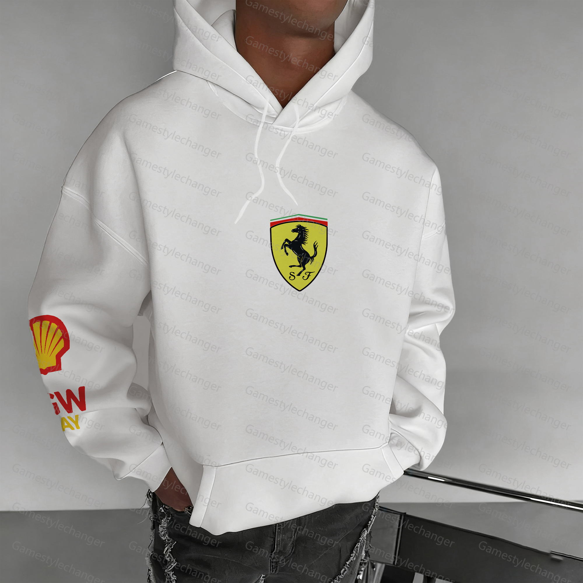 Unisex "F1" Graphic Streetwear Vintage Plush Hoodie