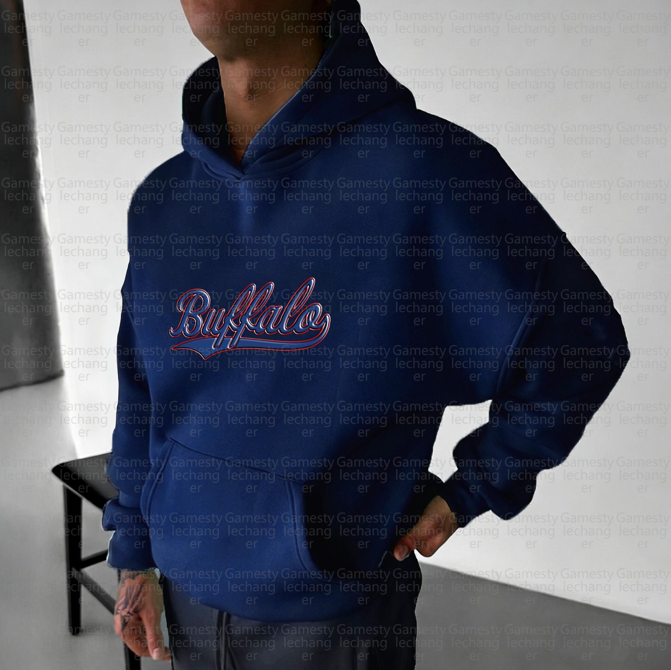 Unisex "Houston Texans" Graphic Streetwear Vintage Plush Hoodie