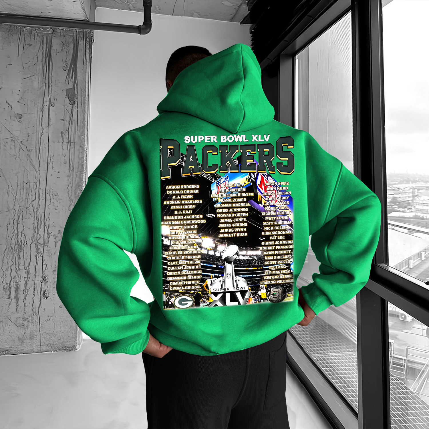 Men's Ball Print Hoodie