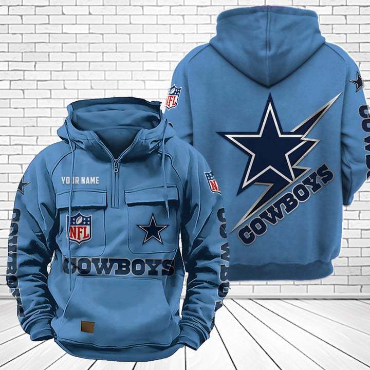 Dallas Cowboys Unisex Rugby Team Graphic Streetwear Vintage Plush Hoodie