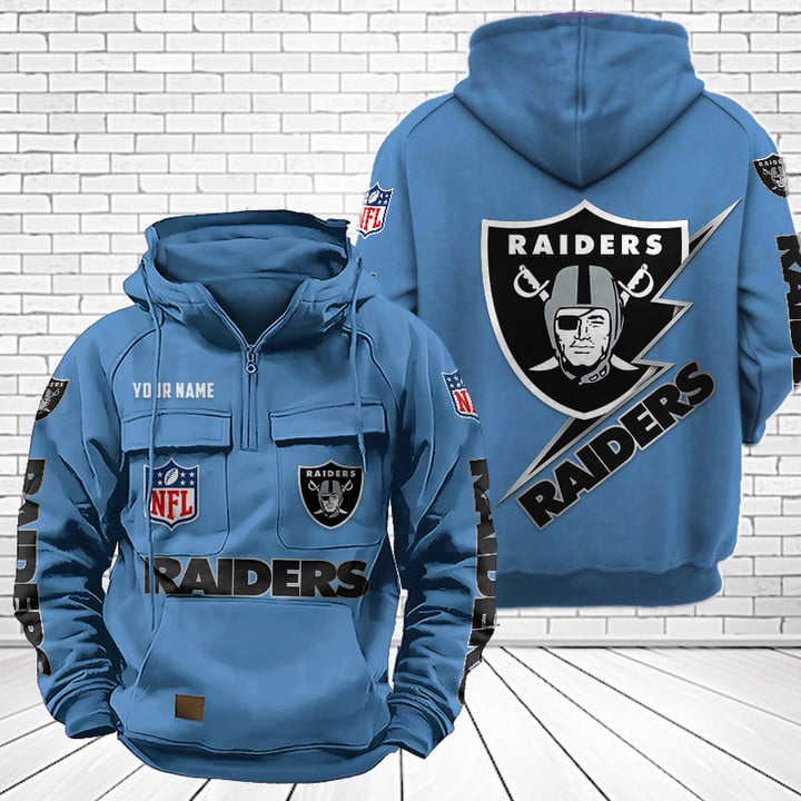 Las Vegas Raiders Unisex Rugby Team Graphic Streetwear Vintage Plush Hoodie