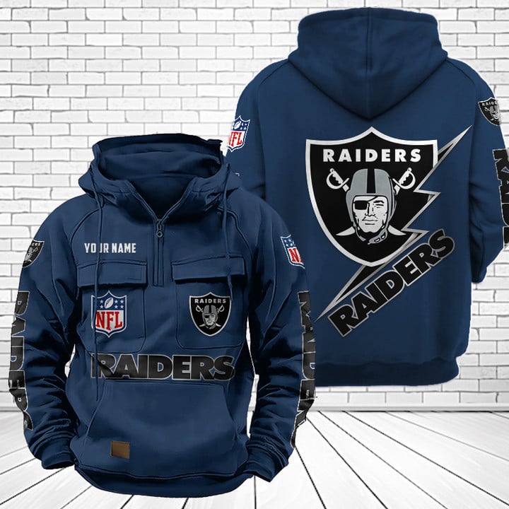 Las Vegas Raiders Unisex Rugby Team Graphic Streetwear Vintage Plush Hoodie