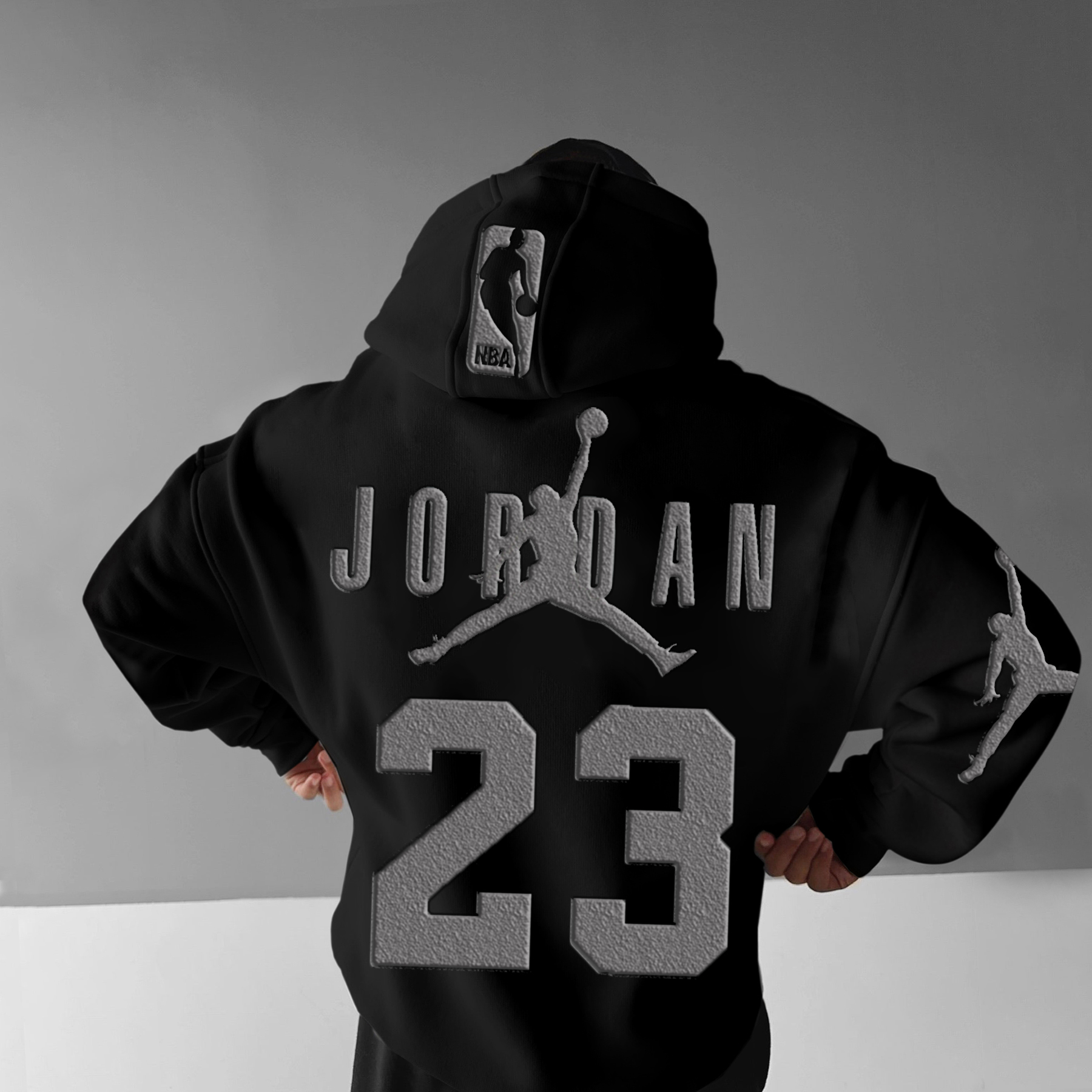 Unisex Basketball Game Stars Sports Fitness Printed Casual Autumn And Winter Oversized Hoodies