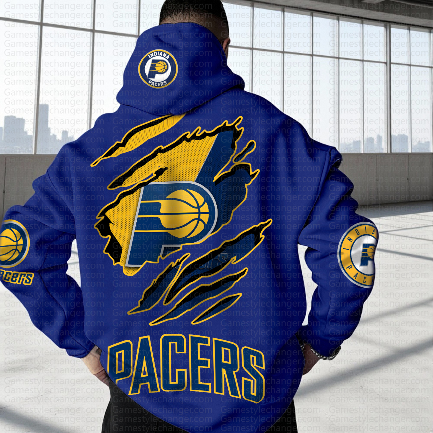 Unisex "NBA" Graphic Streetwear Vintage Plush Hoodie