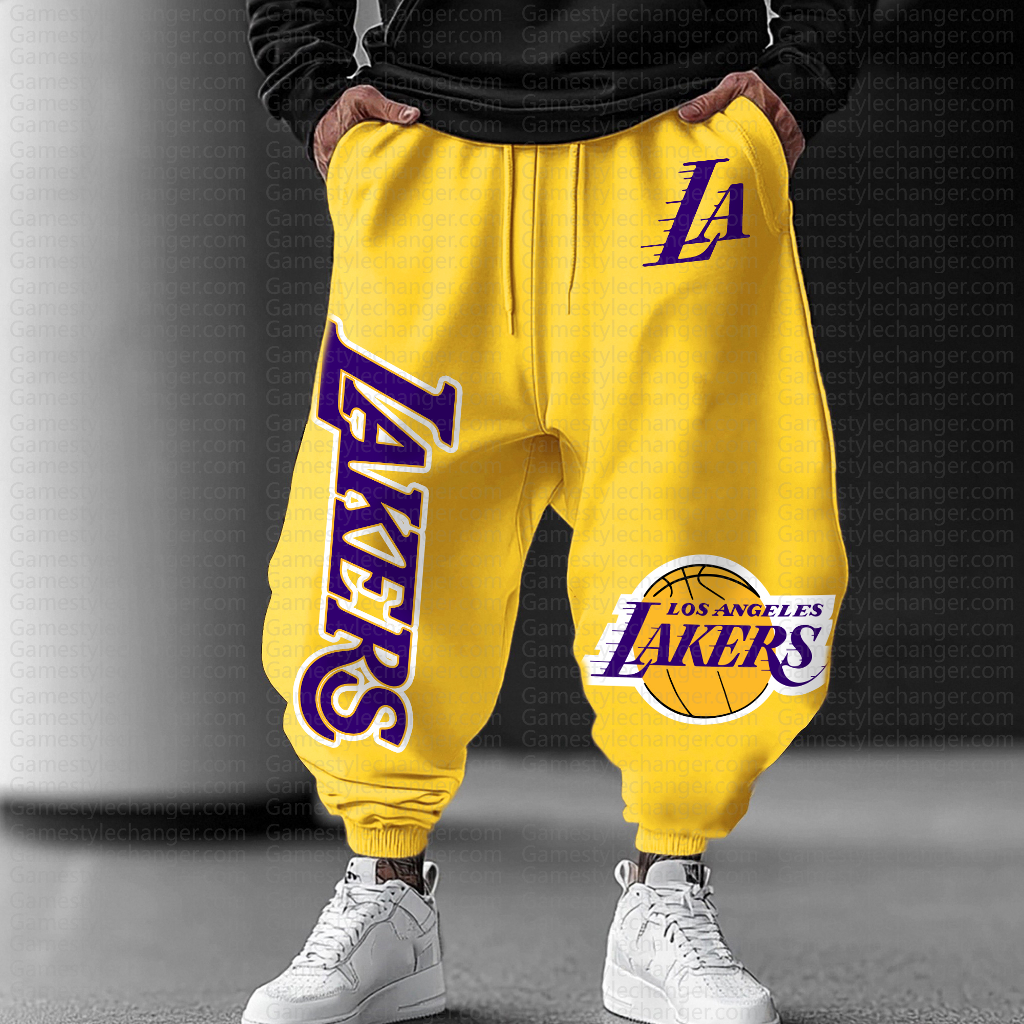 Unisex  Casual  Streetwear Pants