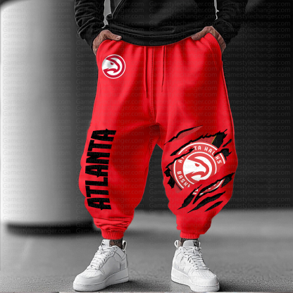 Unisex  Casual  Streetwear Plush Pants