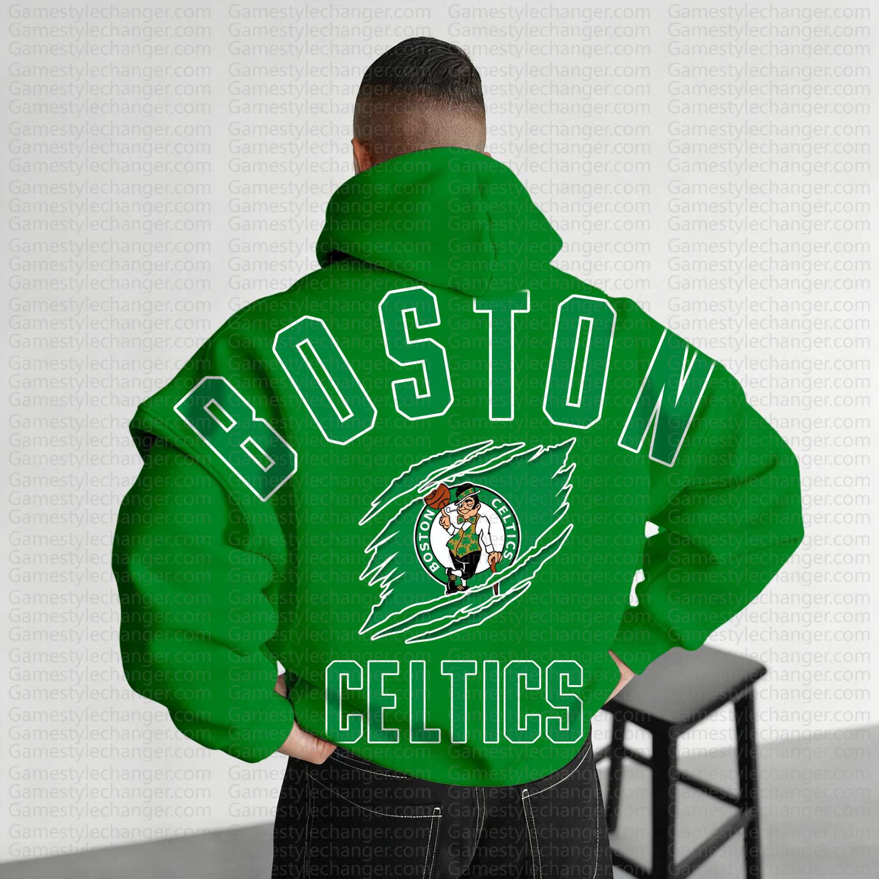 Unisex "NBA" Graphic Streetwear Vintage Plush Hoodie