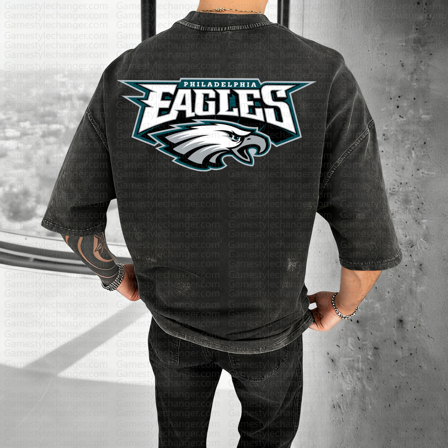 Unisex Anime Style Vintage Washed T-Shirt | NFL