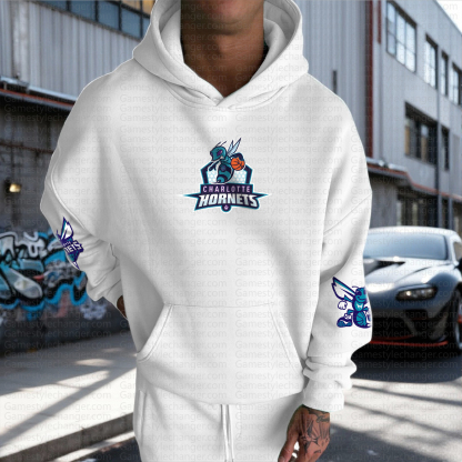 Unisex Graphic Streetwear Vintage Plush Hoodie