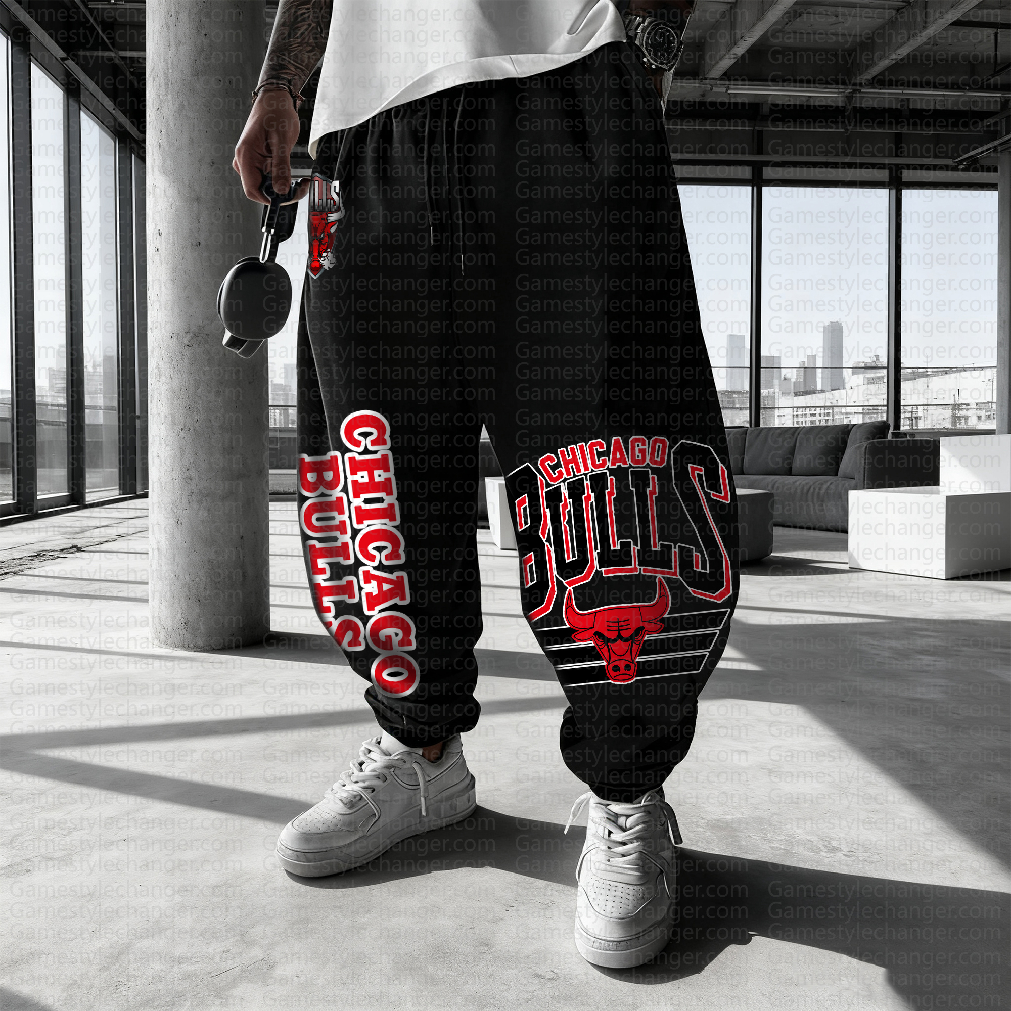 Unisex  Casual  Streetwear Pants