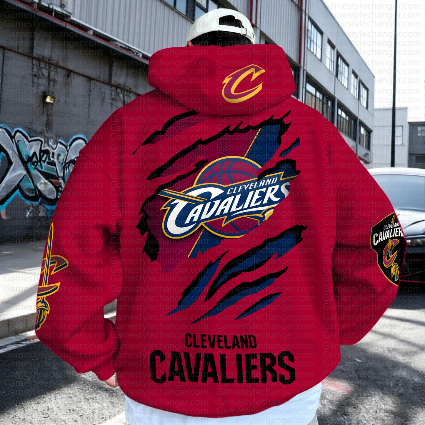 Unisex "NBA" Graphic Streetwear Vintage Plush Hoodie