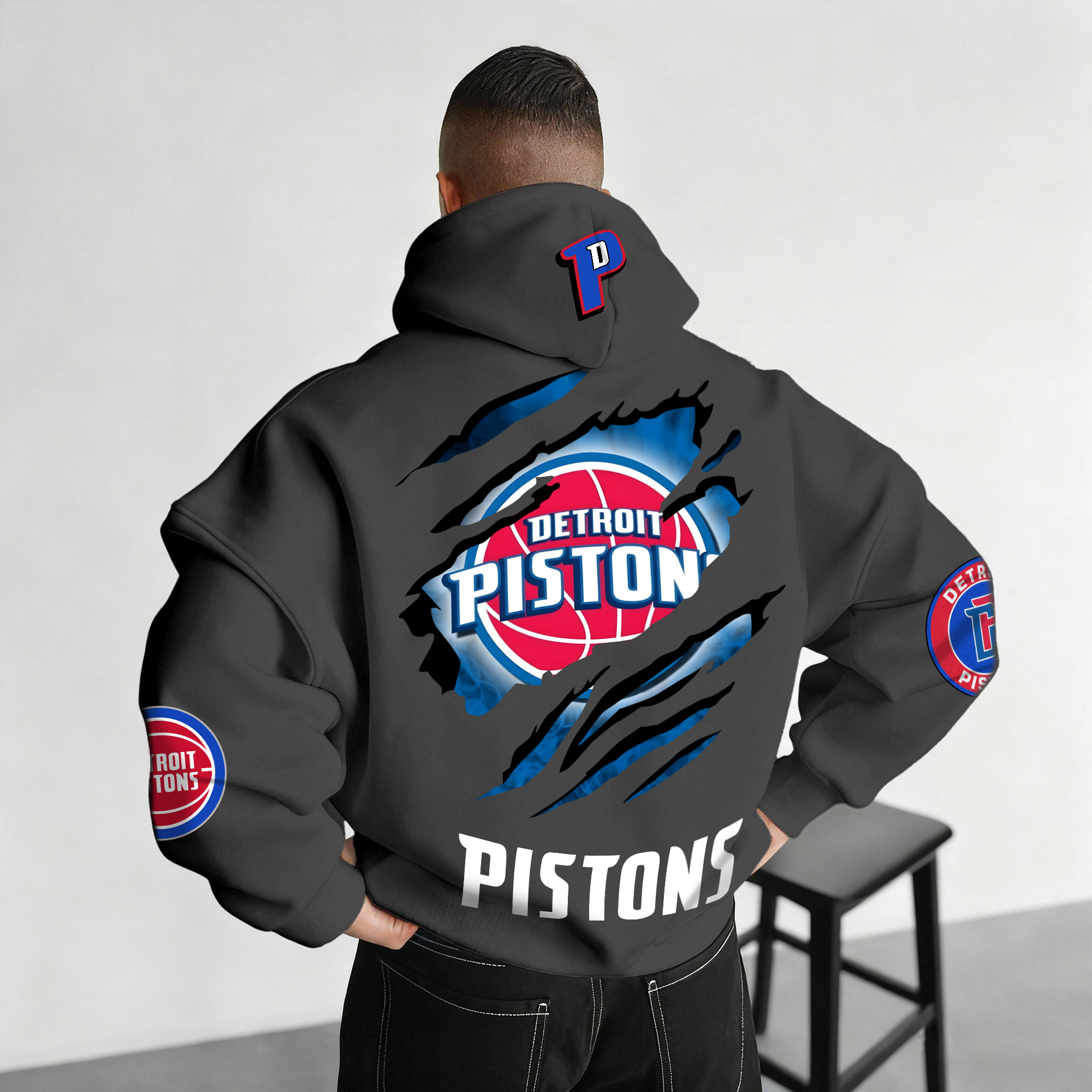 Unisex Graphic Streetwear Vintage Plush Hoodie