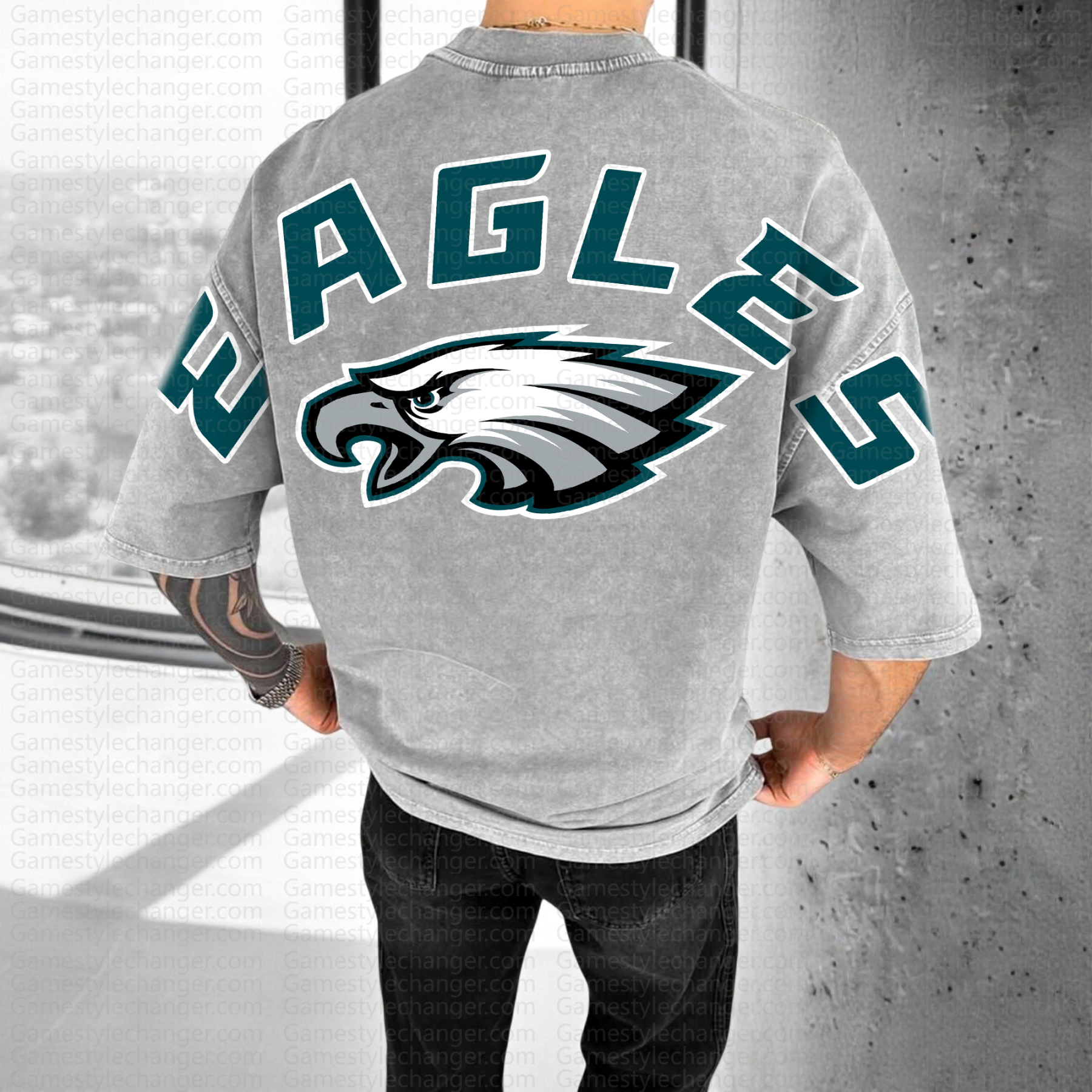 Unisex Anime Style Vintage Washed T-Shirt | NFL