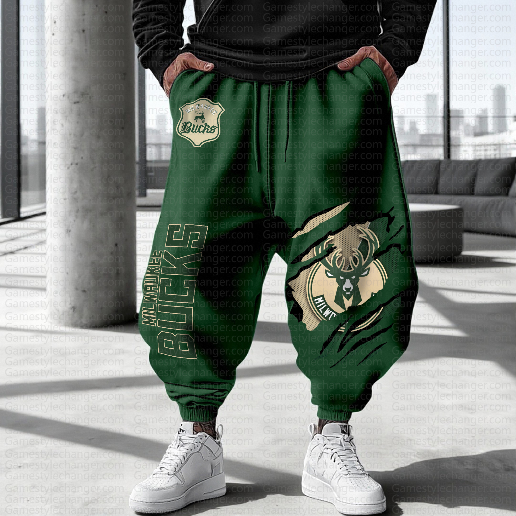 Unisex "NBA" Casual Anime Streetwear Pants