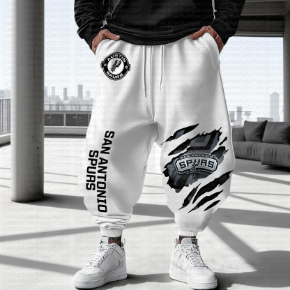 Unisex  Casual  Streetwear Plush Pants