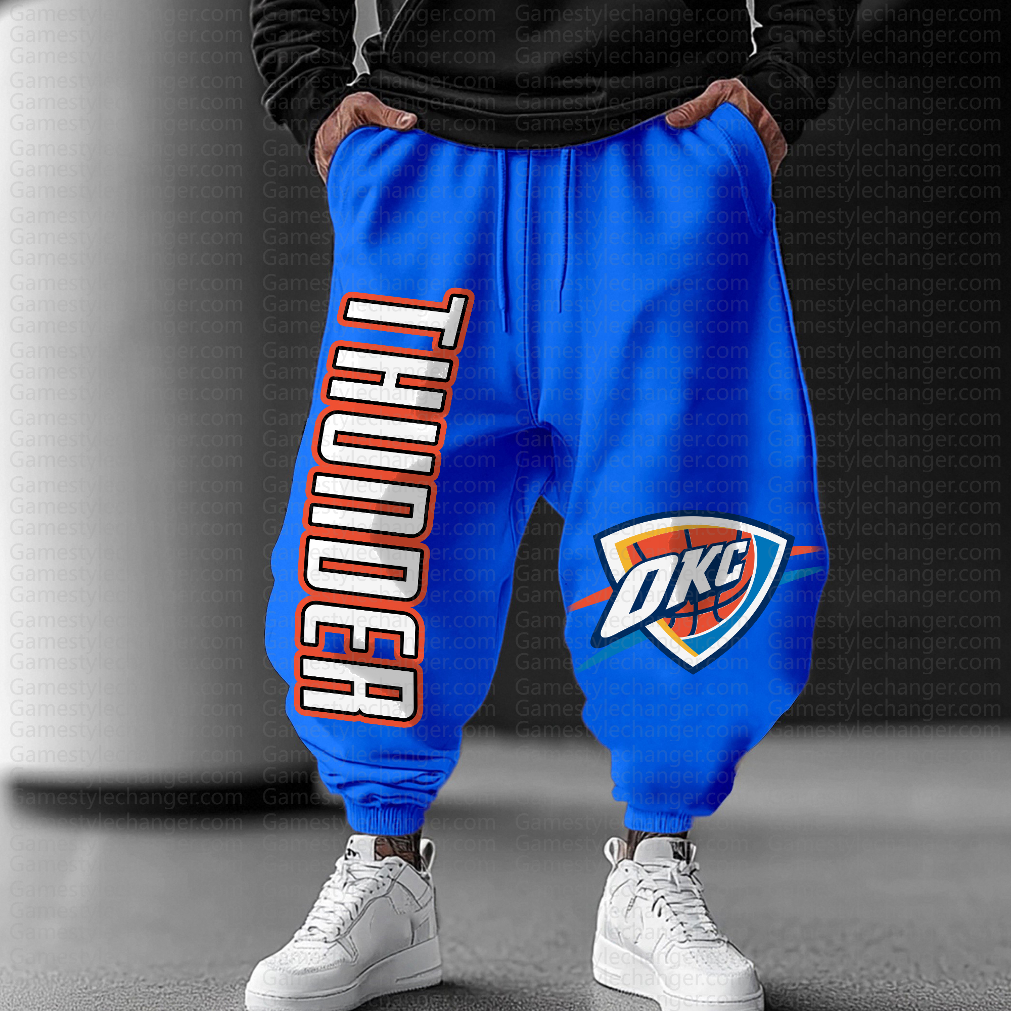 Unisex  Casual  Streetwear Pants