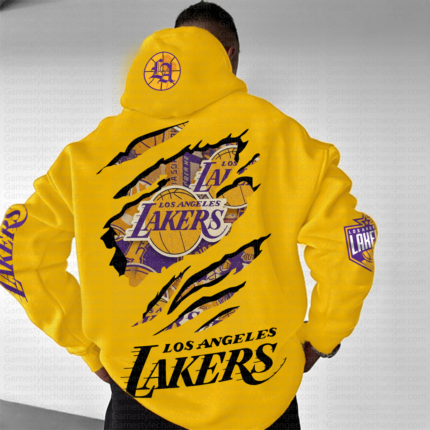 Unisex "NBA" Graphic Streetwear Vintage Plush Hoodie